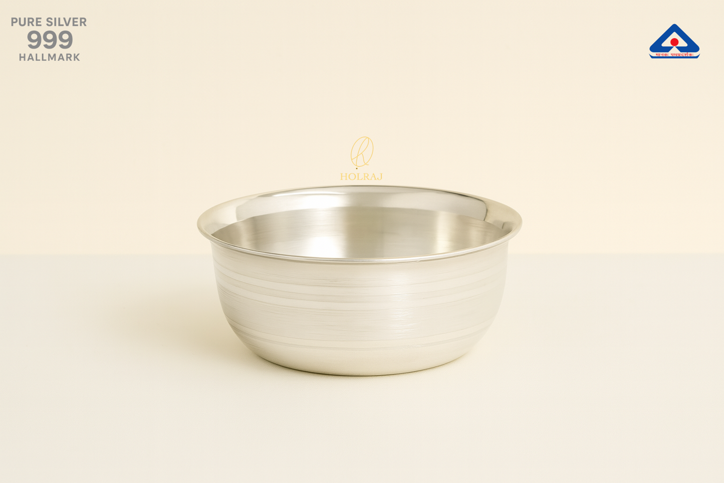 Pure 999 Silver Katori Bowl – Handcrafted Traditional Silverware by Holraj