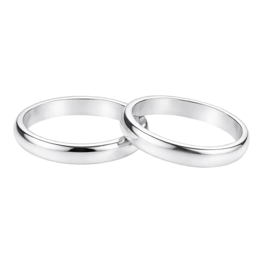 ShuddhCurve™ – 999 Pure Silver Band Ring (BIS Hallmarked)