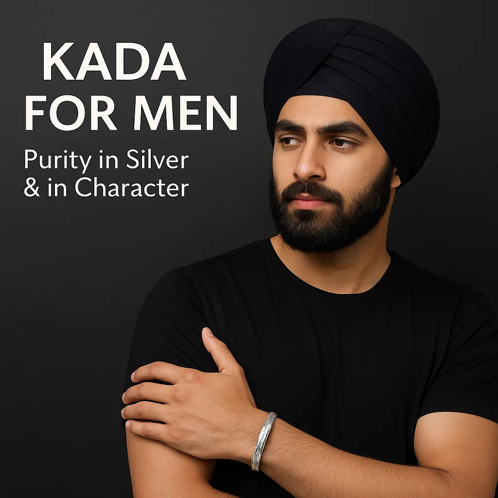 Men's Kada - Pure Silver, Pure Character