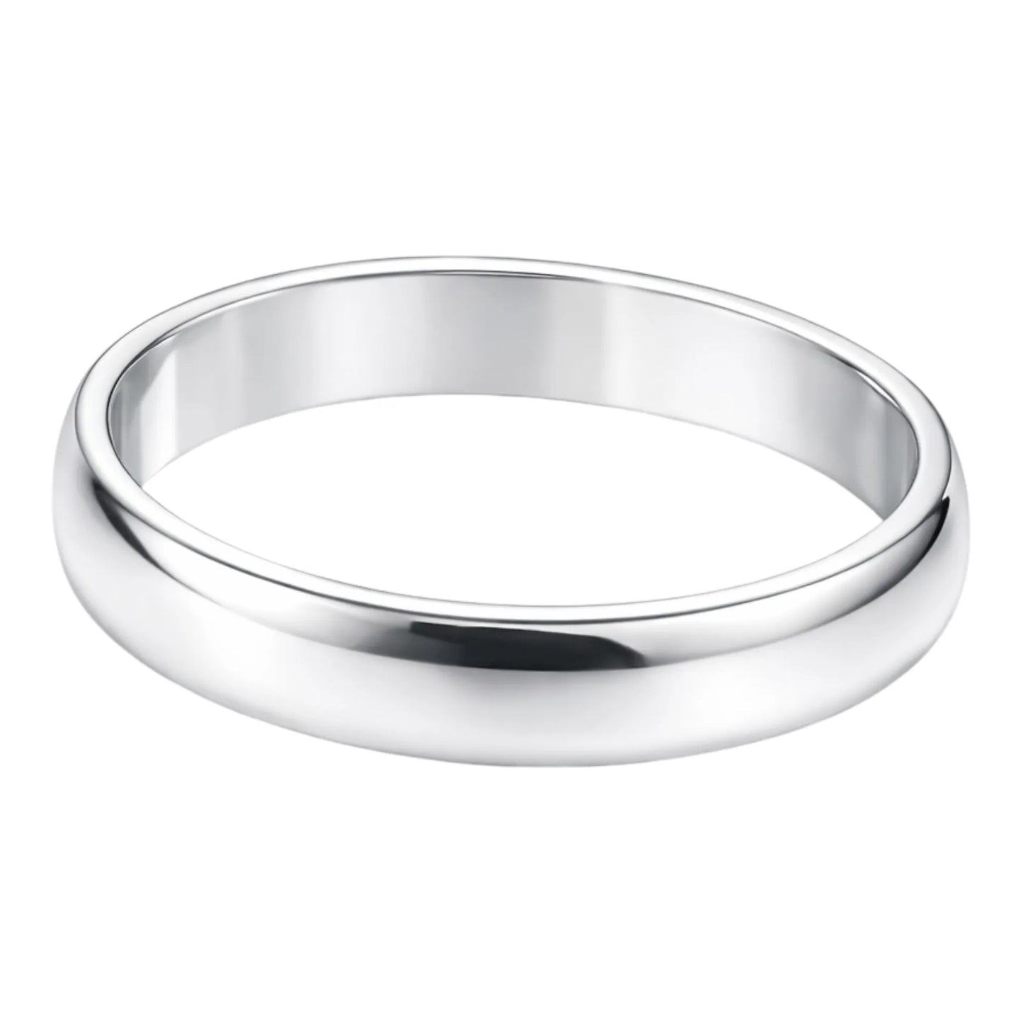 ShuddhCurve™ – 999 Pure Silver Band Ring (BIS Hallmarked)